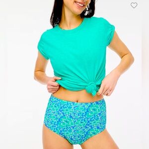 J Crew high waist bikini bottom